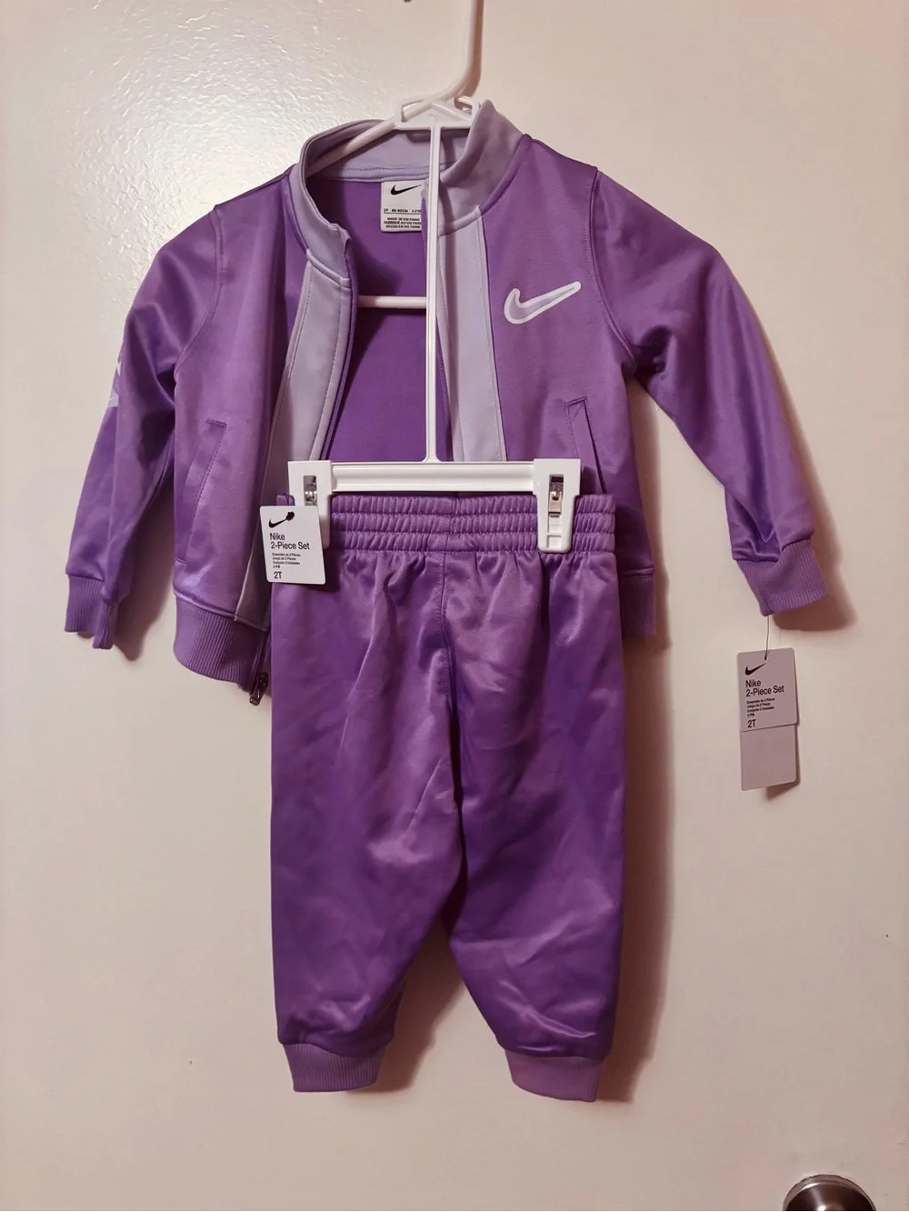 Nike Toddler Lavender/Purple Track Jacket and Pants Set